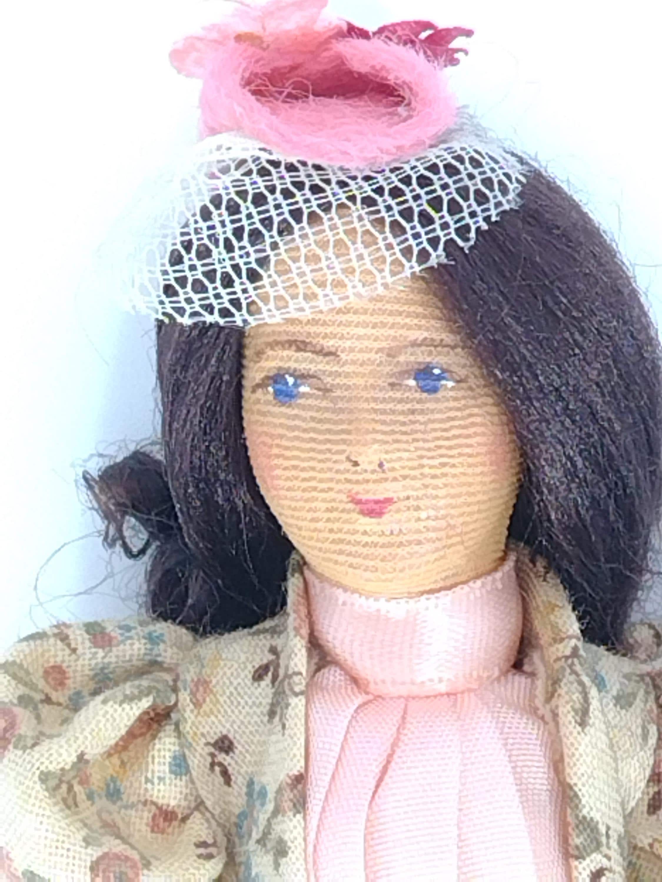 ヴィンテージ エルナ・マイヤー レディードール – 17 cm ドイツ製