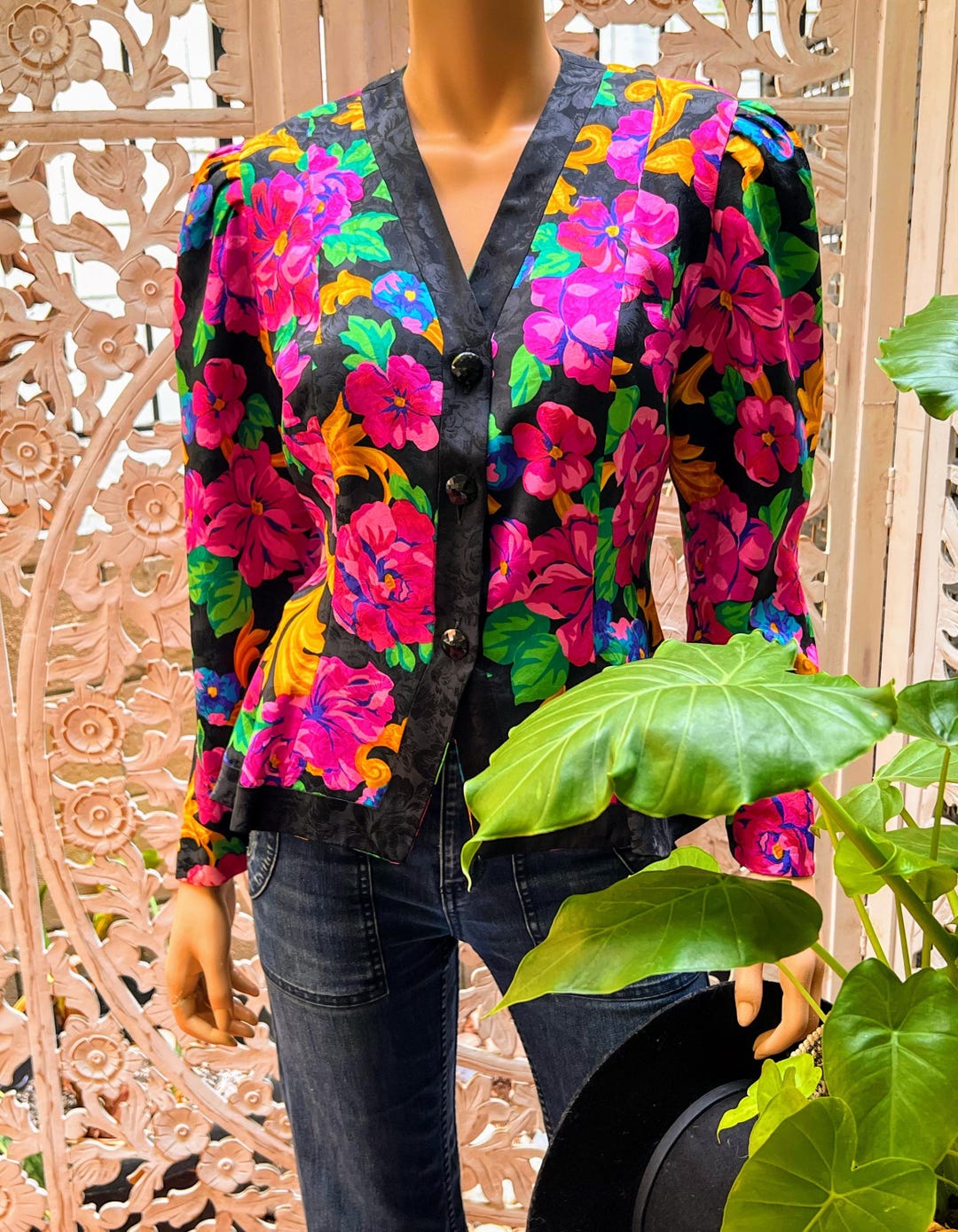 Vintage Silk Suit Jacket main image 0