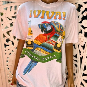 Vintage single stitch Corona Extra t-shirt Size L