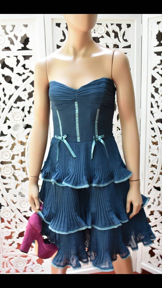 betsey johnson teal dress