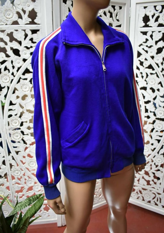 RARE 70s Tae Kwon Do zip up sweatshirt size M