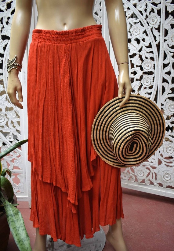Layered clearance skirt 70s