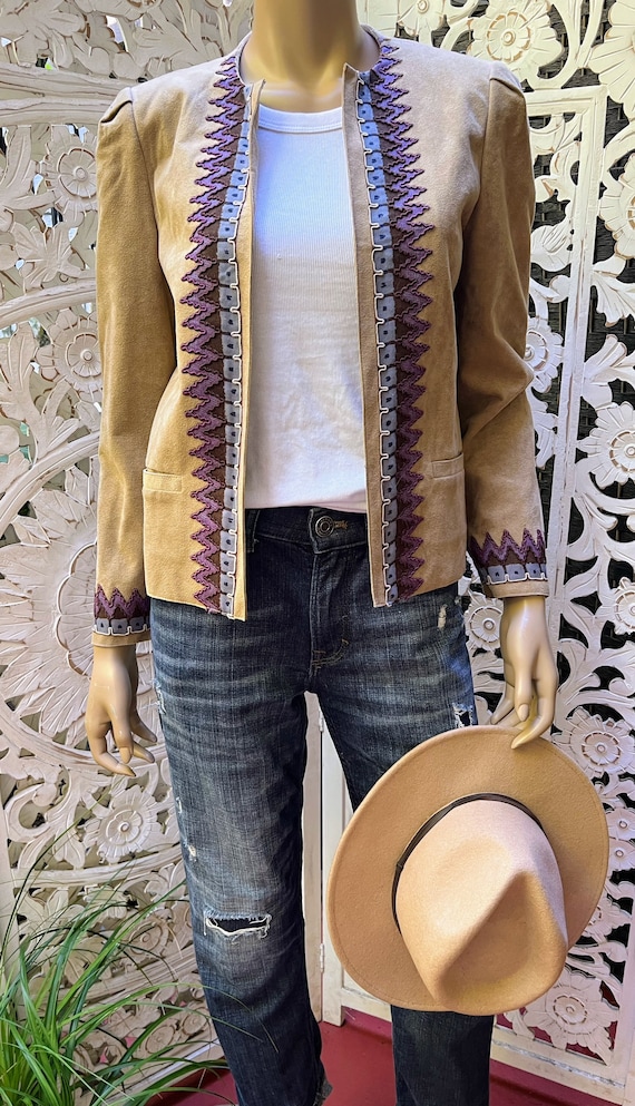 Vintage suede SAKS Fifth Avenue jacket size M