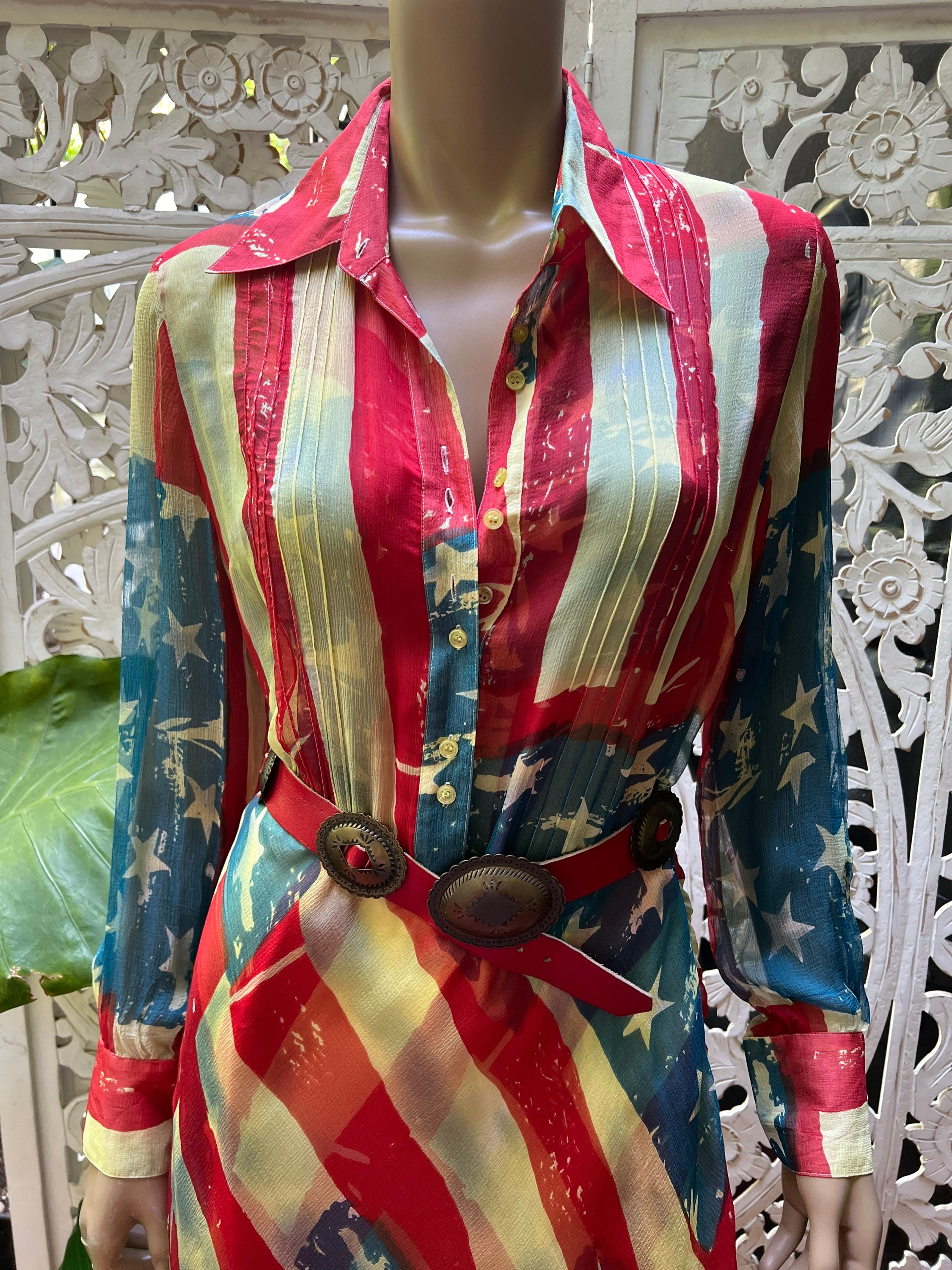 Catherine malandrino flag shop dress