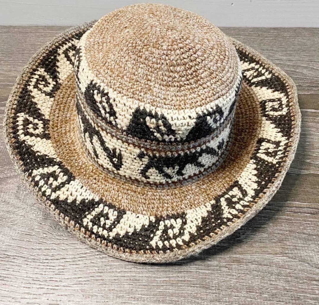 Vintage Alpaca Wool Field Hat - Etsy display picture 1
