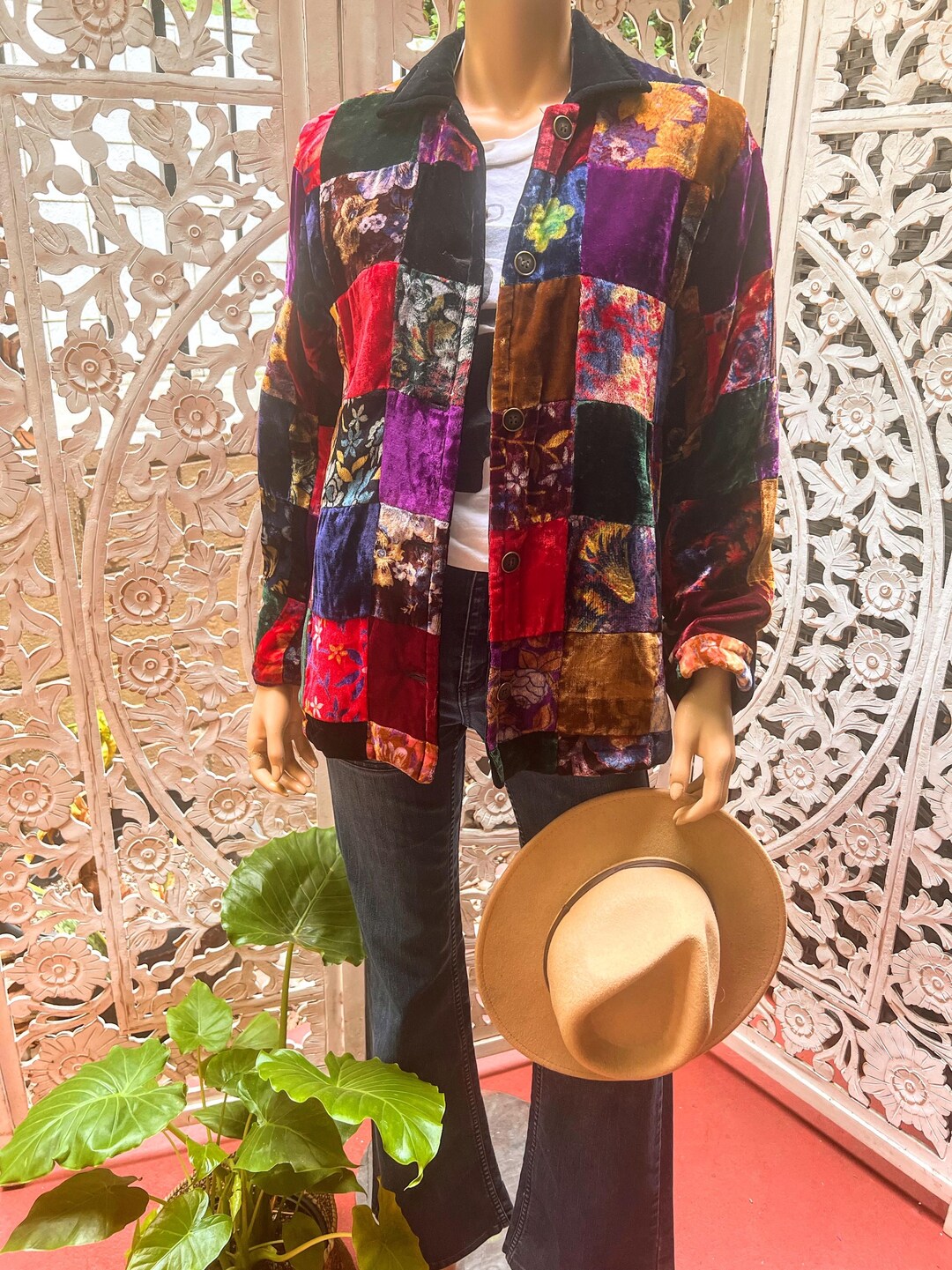 イタリア製】1990s Camel Velvet Layered Jacket 【公式通販】