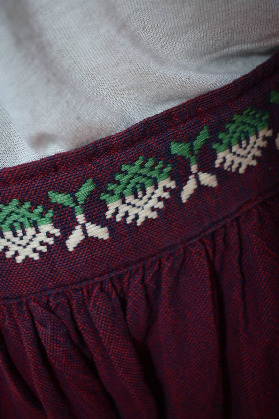 Vintage Guatemalan woven skirt - image 6