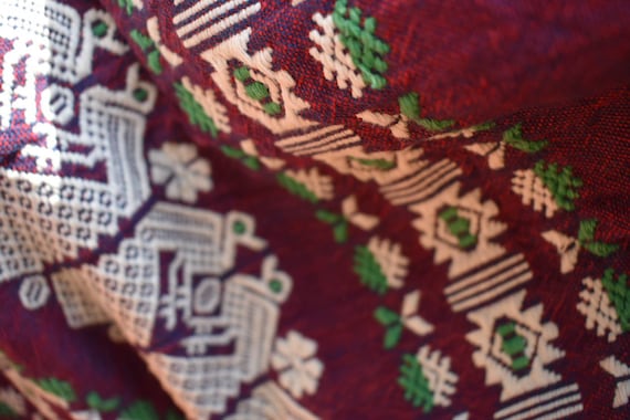 Vintage Guatemalan woven skirt - image 7