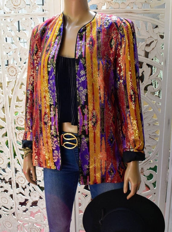 SHOWSTOPPER Insane 80s multicolor vintage metallic