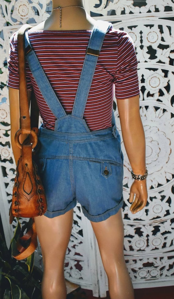 RARE 1970s short overalls by "Grapevines" - image 1