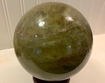 Crystal Ball | Huge Citrine Ball | 133mm Citrine Sphere