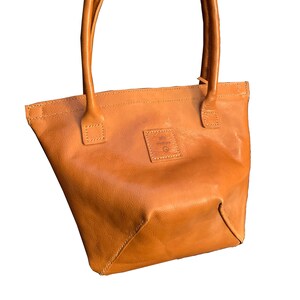 Leather Purse | Leather Tote | Wedge Tote | Italian Leather Tote