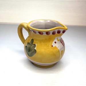 Vintage Rare Vietri Italy Campagna Ram Montone Ceramic Creamer Vessel Home Decor