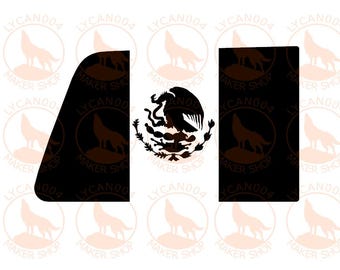 Mexico Flag Decal - Rear Windows - Fits Colorado/Canyon 2015 to 2025