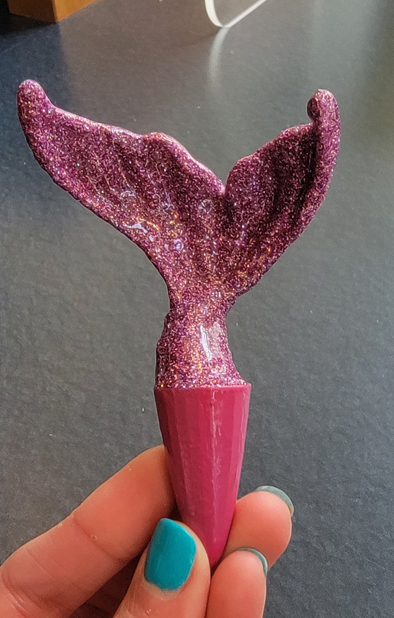 3D Printed Mermaid Tail Bottle Stopper for Your Coastal Etsy