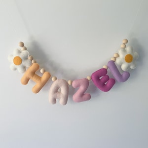 Personalised Felt Name Garland