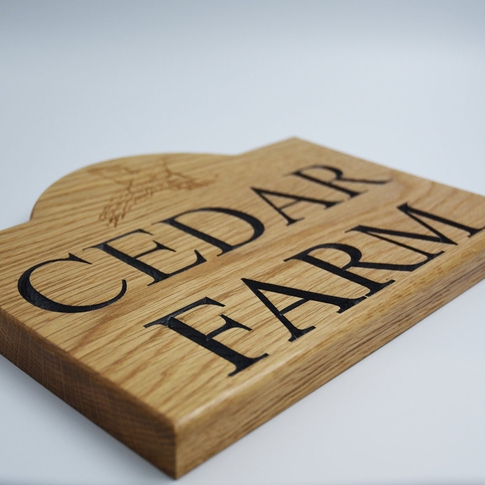 Personalised Large Solid Oak House Sign Traditional House Etsy