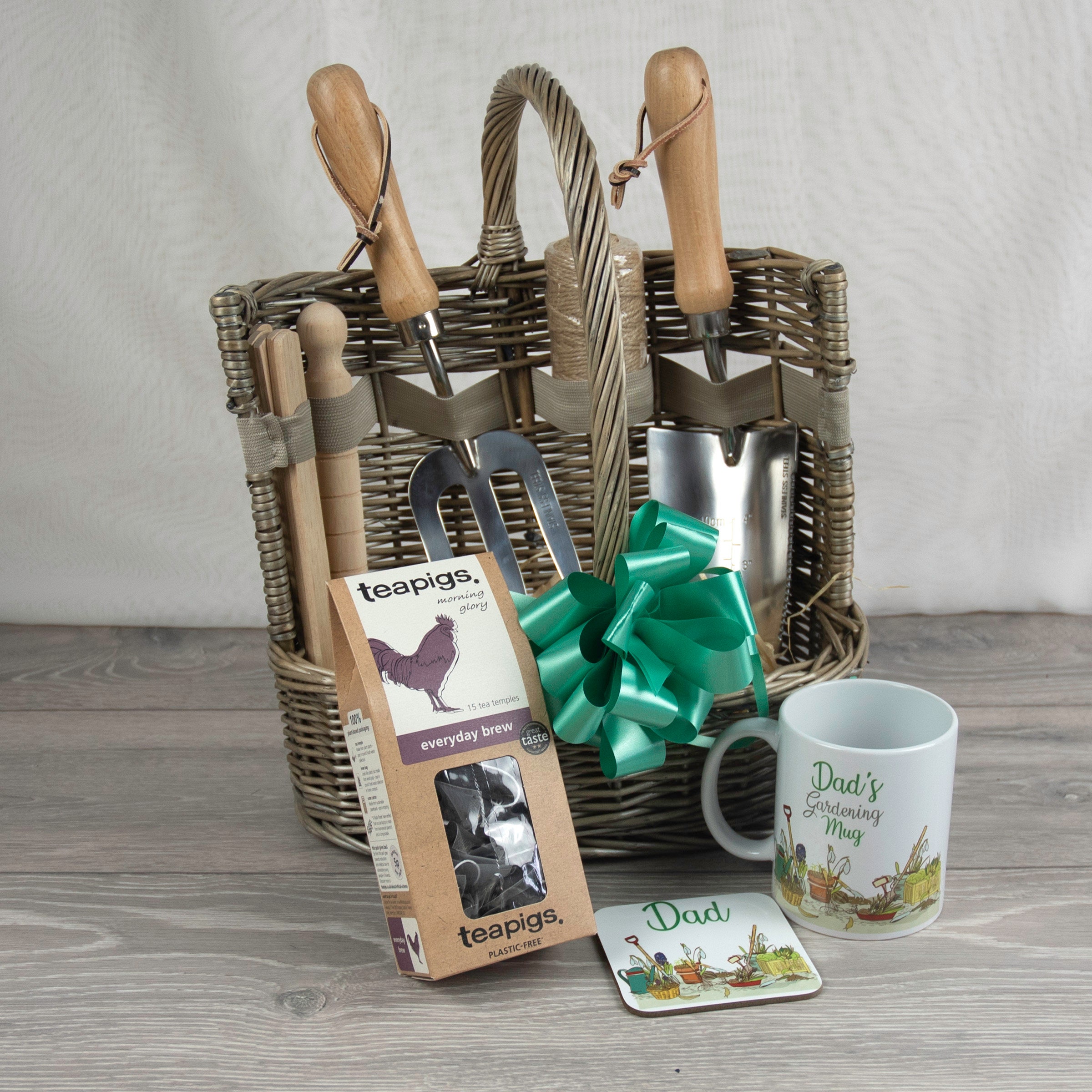 Personalised Deluxe Garden Tool Basket Gift Set Garden Lover Etsy