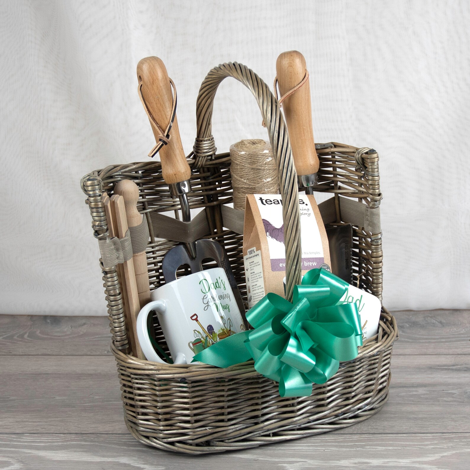 Personalised Deluxe Garden Tool Basket Gift Set Garden Lover Etsy