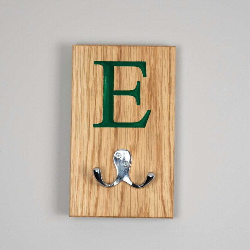 Personalised Solid Oak Coat Hook Children's Coat Hook Etsy