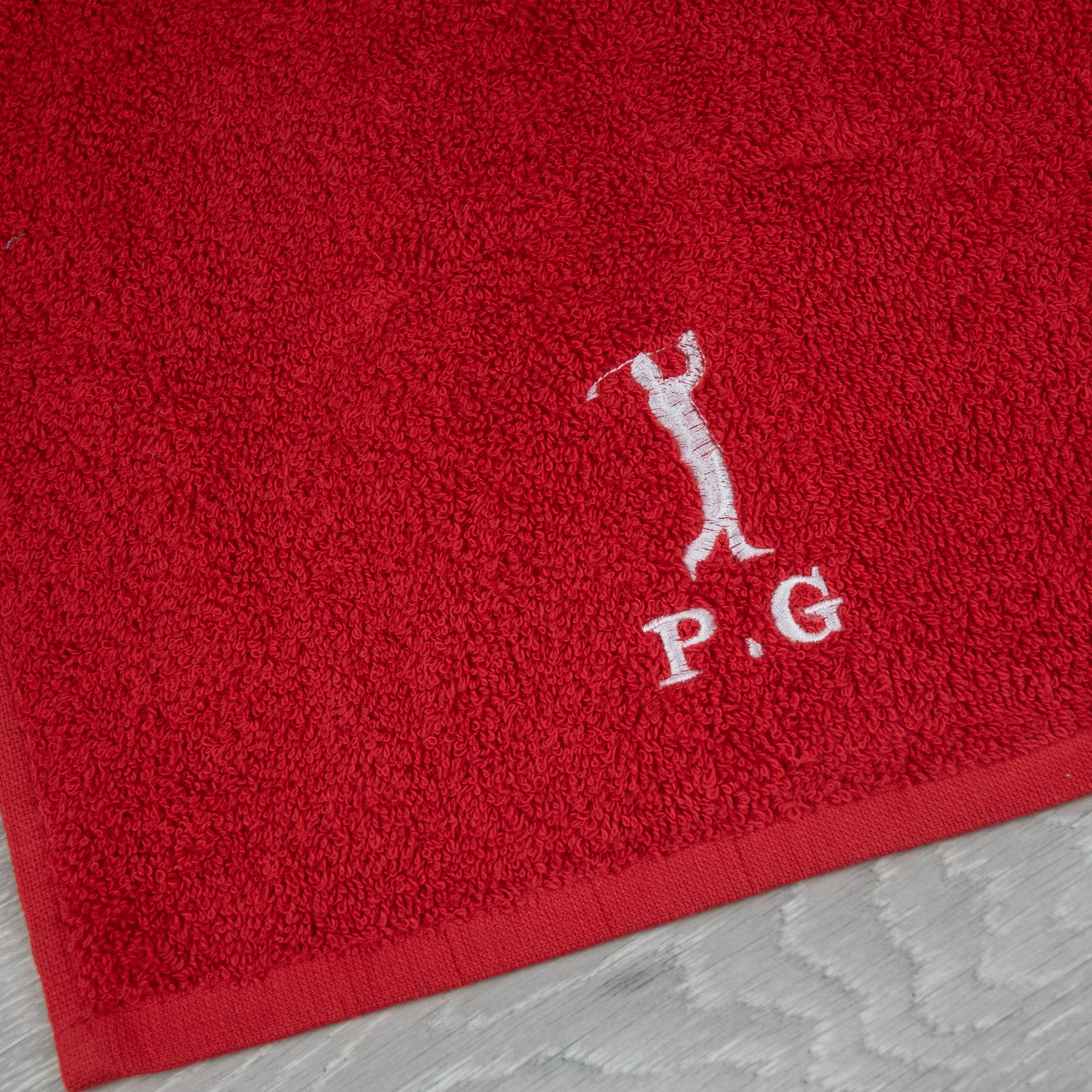 Personalised Luxury Hanging Golf Towel Golfers Towel Golf Etsy