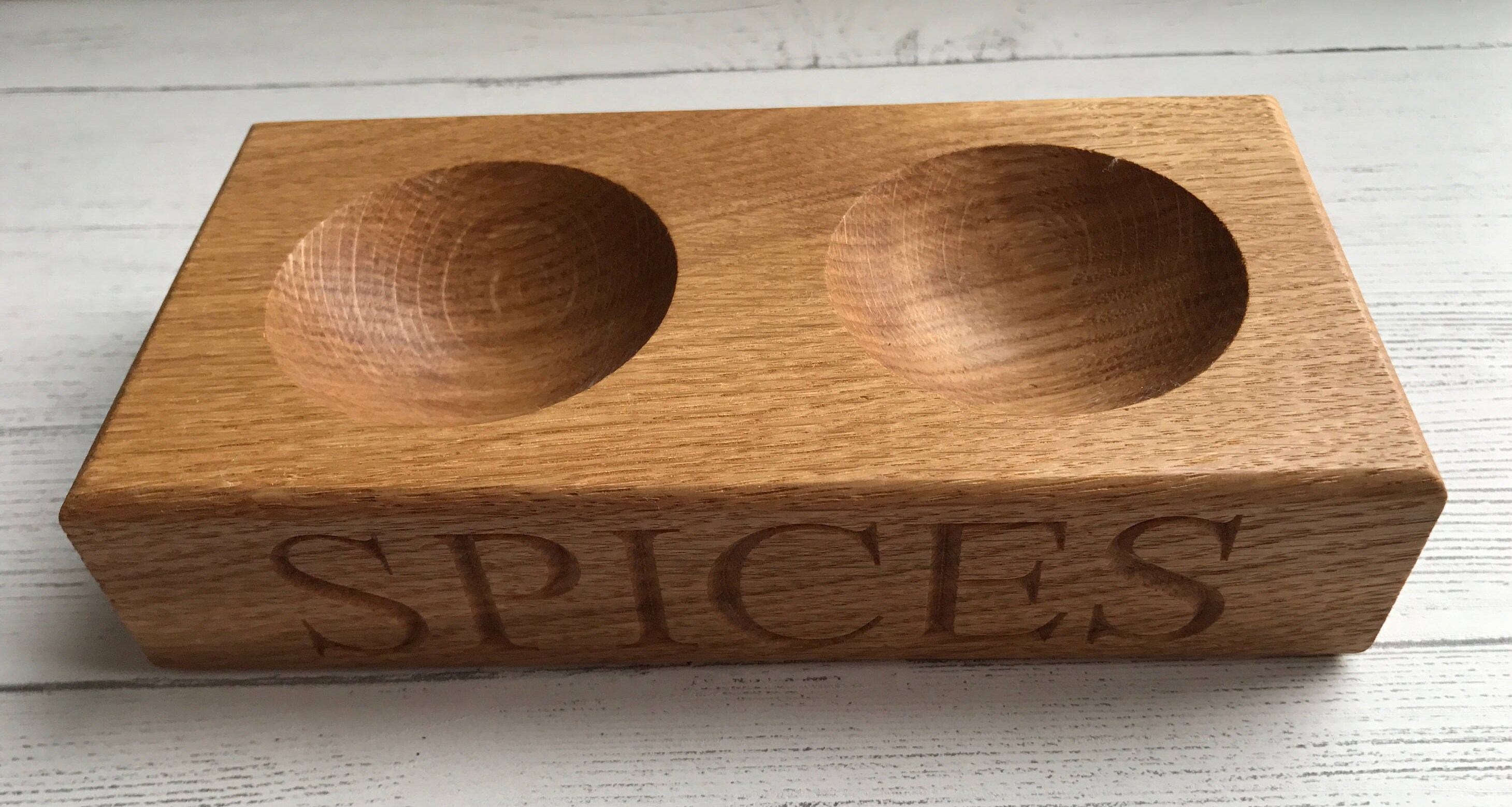 Spice Pinch Pots Solid Oak Spice Pots Spice Pot Kitchen Etsy UK