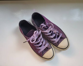 converse glitter pink