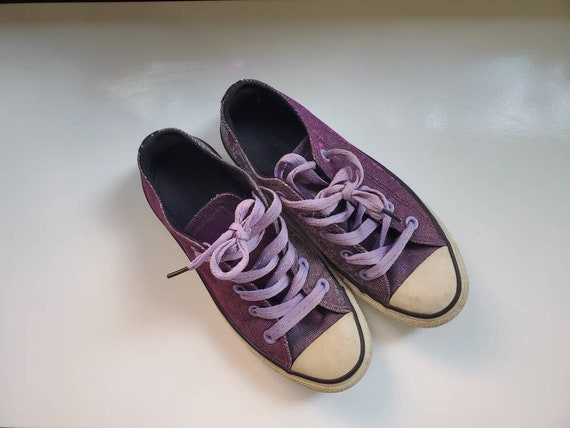converse glitter purple