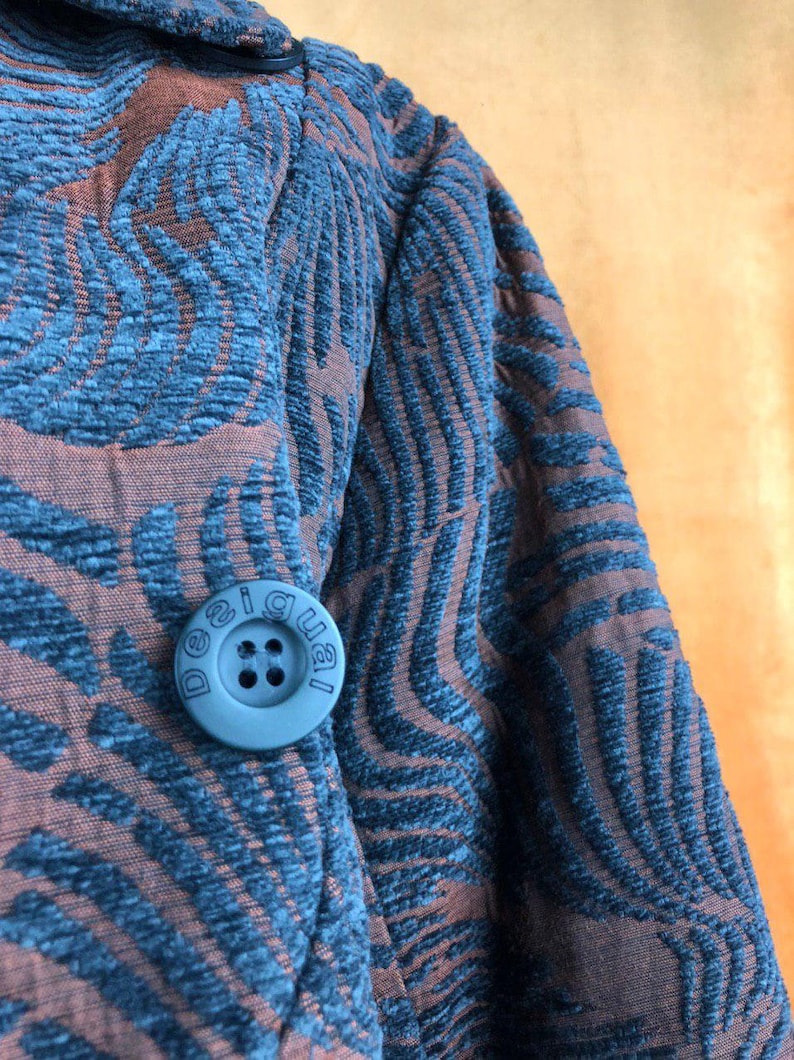 Hipster Jacket 90s Vintage Wool Short Coat