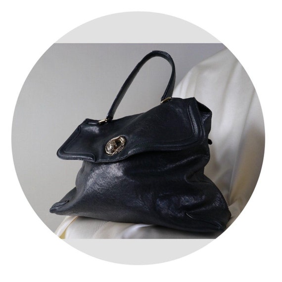 Roberto CAVALLI bag Black genuine leather handbag