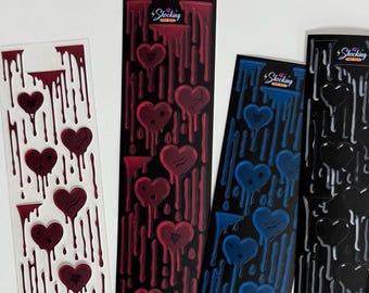 Bleeding Heart · Blood / Shocking Pink Rose / Scrapbooking · Journal · Deco stickers
