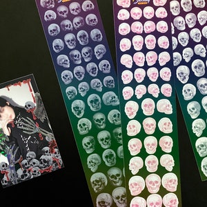 Skeleton · Skull Stickers : DecoScrapbooking Journal · Kpop Toploader