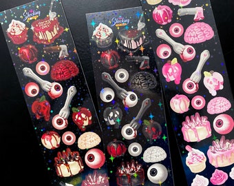 Halloween Sticker Set: Kpop Toploader Deco · Journal · Scrapbooking