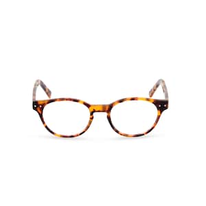 Miller Spectacles: 1940s retro style Amber Tortoise Italian Acetate Frame