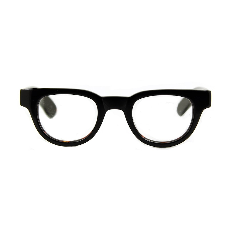 1950s Sunglasses & 50s Glasses | Retro Cat Eye Sunglasses     Handmade Limited EditionBold artistic designer mens spectacles ARKITEKTA Black Tortoiseshell  AT vintagedancer.com