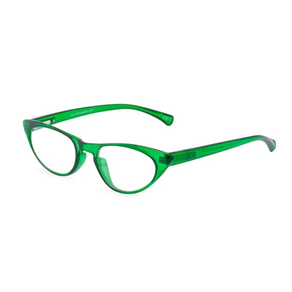 Emerald green sale cat eye glasses