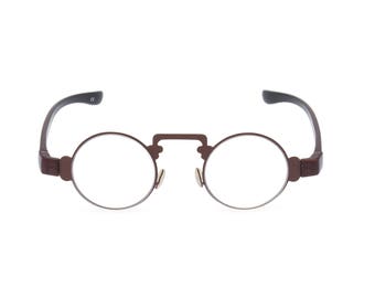 Glorious eye essentials PHILEAS for Steampunk Victorian gentlemen and ladies. Reproduction Oriental reading glasses