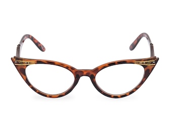 RARE Vintage 1960's Safilo Fedra Italy Eyeglasses, Cat Eye