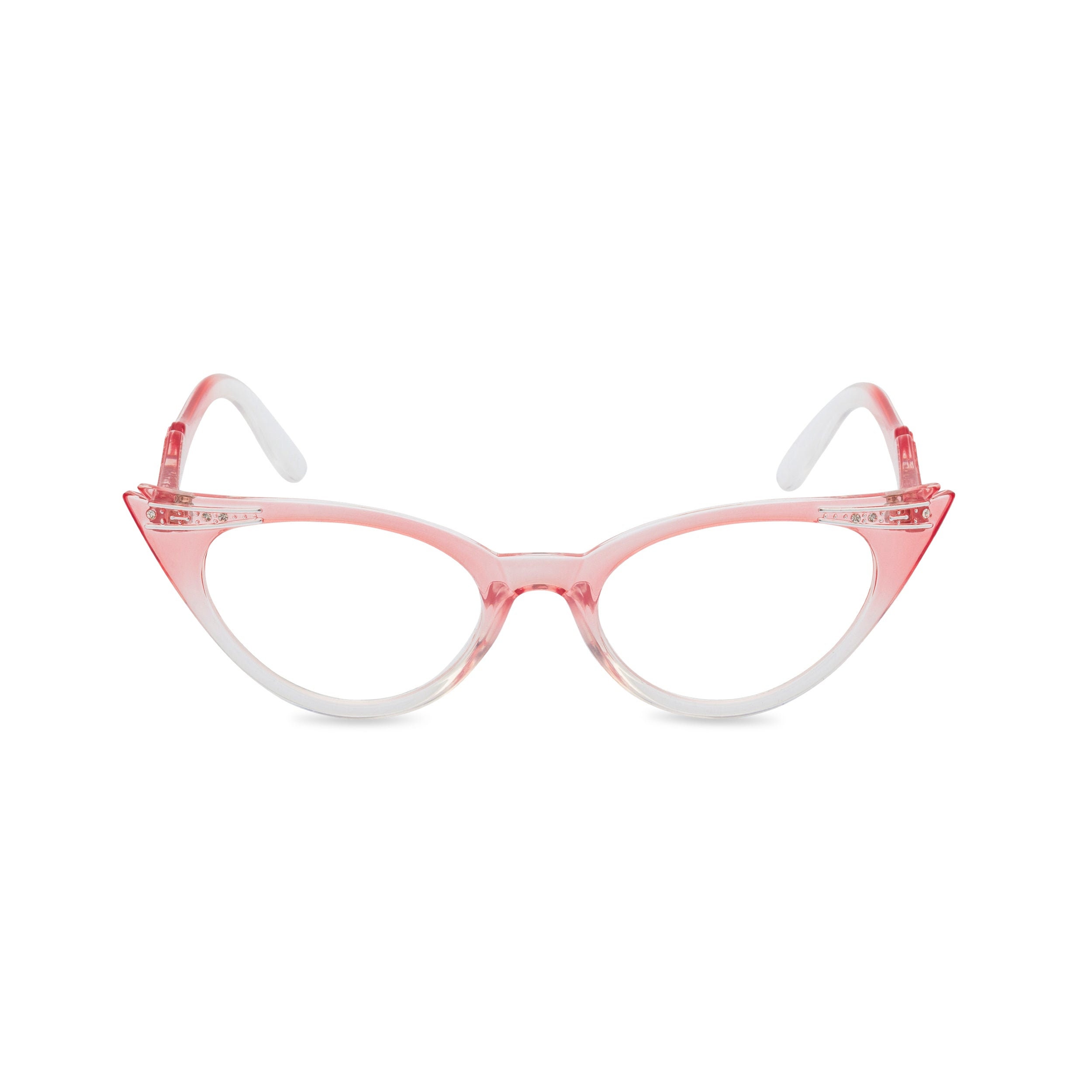 Vintage pink sales cat eye glasses