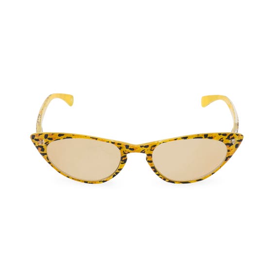 Vintage Cat Eye Sunglasses with Crystal Frame 1950 main image 4