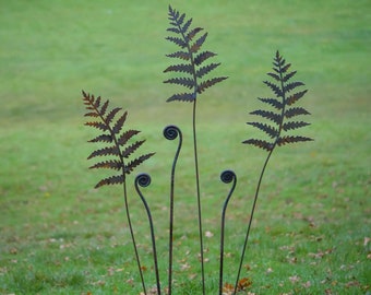 Rusty fern leaf