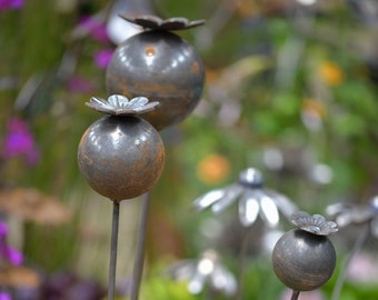 Poppy Plant Stakes