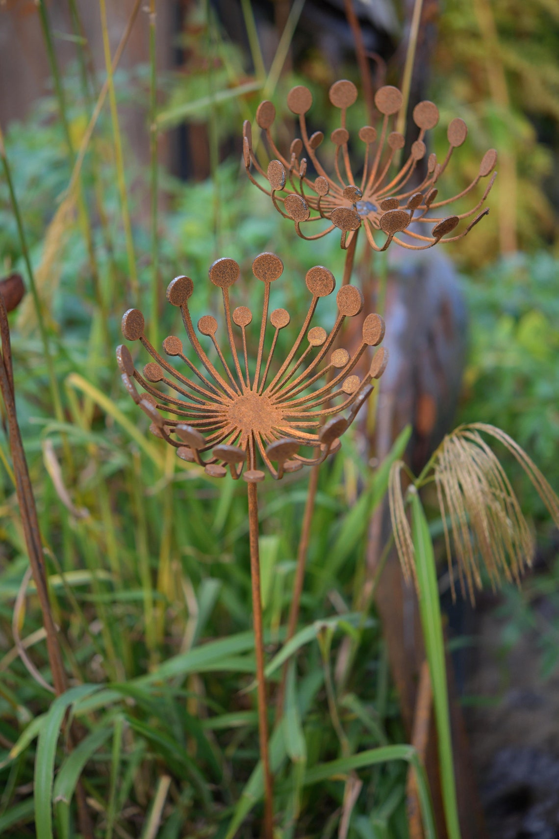 Umbellifer Garden Art Plant Support Sculpture Etsy UK