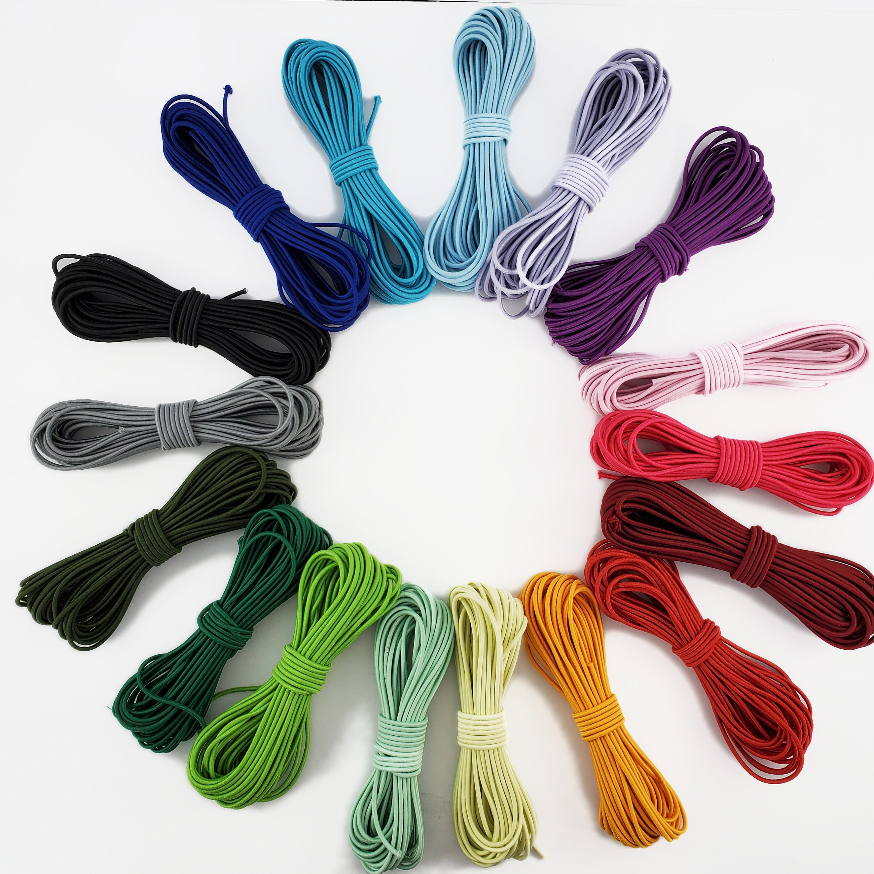 Round elastic cord 2.8mm thin elastic cord elastic round Etsy