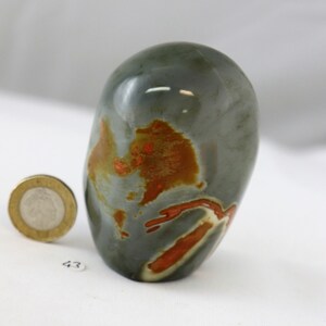 43) Polychrome Jasper Crystal Freestanding Great Gift Home Natural Art Décor