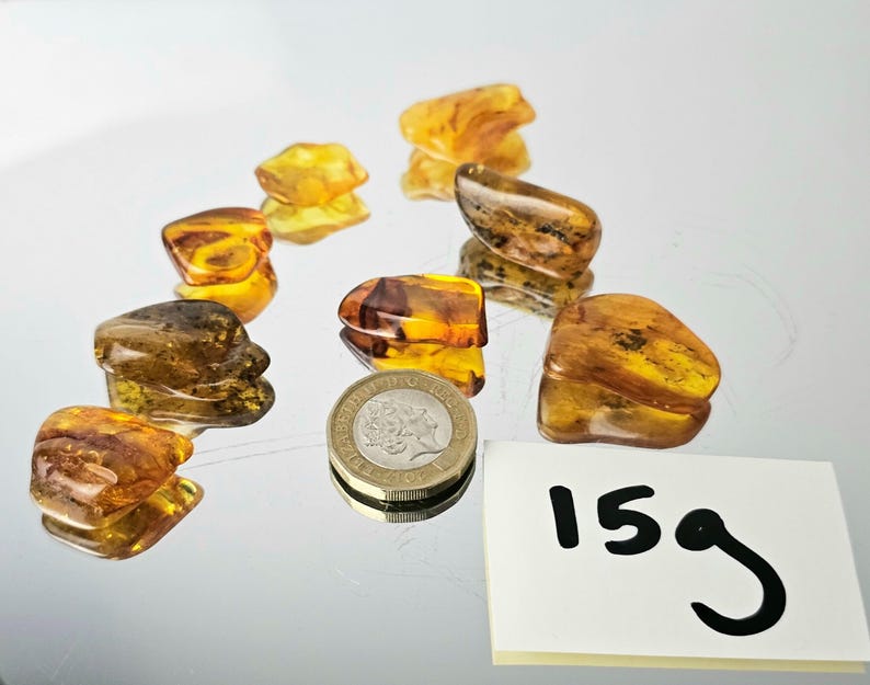 Polished amber crystal image 5