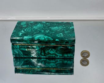 Large Malachite Crystal Jewellery Storage Box