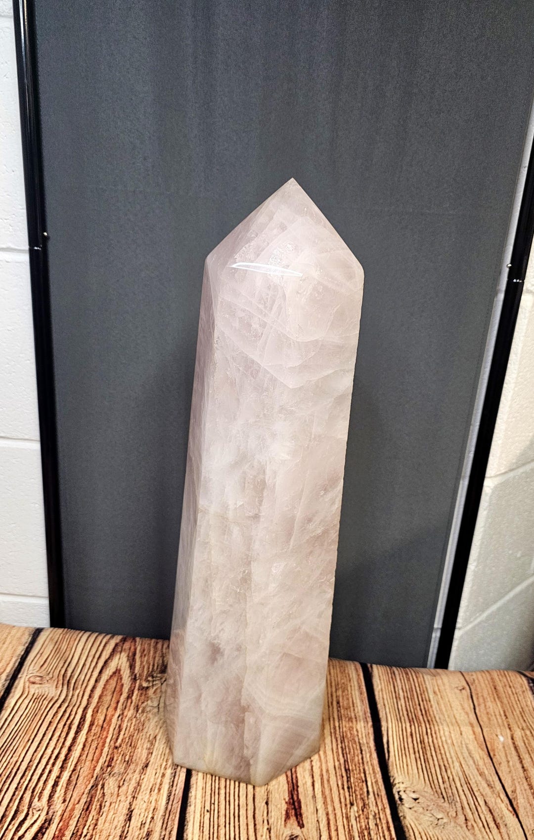 Very Large Tall Rose Quartz Crystal Prism ~ Tower 18.8 KG - Etsy