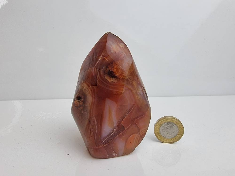 CARNELIAN 原画集 VOL.1 17) Carnelian Crystal Flame Carving - Etsy