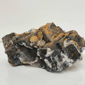 3) Galena Quartz Crystal Morocco